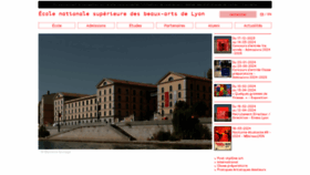 What Ensba-lyon.fr website looks like in 2024 
