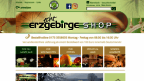 What Echt-erzgebirge-shop.de website looks like in 2024 
