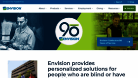 What Envisionus.com website looks like in 2024 