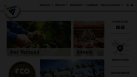 What Ecovin.de website looks like in 2024 