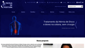 What Escoladepostura.com.br website looks like in 2024 