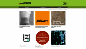 What Ecology.at website looked like in 2024 (1 year ago)