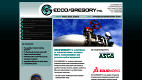What Eccogregory.com website looks like in 2024 