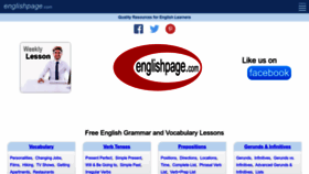 What Englishpage.com website looks like in 2024 