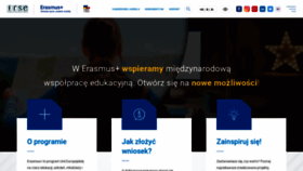 What Erasmusplus.org.pl website looks like in 2024 