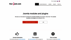 What Eco-joom.com website looks like in 2024 