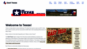 What East-texas.com website looked like in 2024 (1 year ago)
