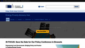 What Energypoverty.eu website looks like in 2024 