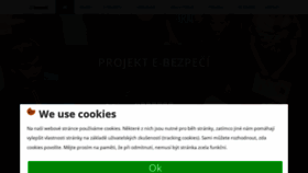 What E-bezpeci.cz website looks like in 2024 