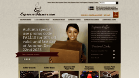 What Espressotiamo.com website looked like in 2024 (1 year ago)
