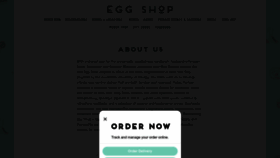 What Eggshopnyc.com website looks like in 2024 