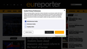 What Eureporter.co website looks like in 2024 