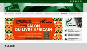 What Editions-harmattan.fr website looks like in 2024 