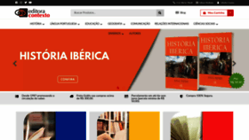 What Editoracontexto.com.br website looks like in 2024 