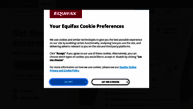 What Equifax.co.uk website looks like in 2024 