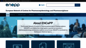 What Encepp.eu website looks like in 2024 