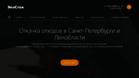 What Ecostockspb.ru website looks like in 2024 