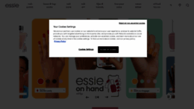What Essie.ca website looks like in 2024 