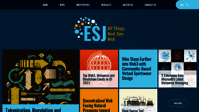 What Esj.com website looks like in 2024 
