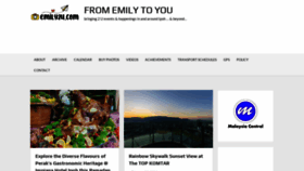 What Emily2u.com website looks like in 2024 
