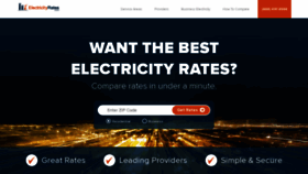 What Electricityrates.com website looks like in 2024 