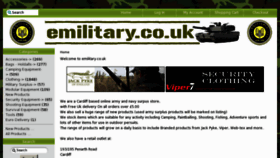 What Emilitary.co.uk website looked like in 2011 (12 years ago)