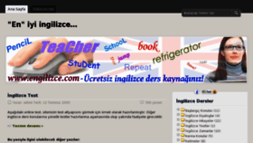 What Engilizce.com website looked like in 2011 (12 years ago)