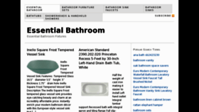 What Essentialbathroom.com website looked like in 2011 (12 years ago)