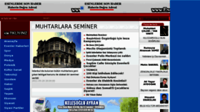 What Esenlerdesonhaber.com website looked like in 2011 (12 years ago)