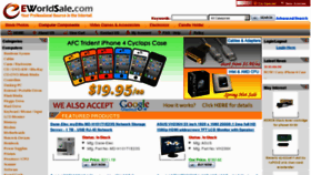 What Eworldsale.com website looked like in 2011 (12 years ago)