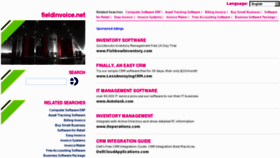 What Fieldinvoice.net website looked like in 2011 (12 years ago)