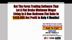 What Forexcashbot.com website looked like in 2011 (12 years ago)