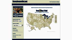 What Foreclosurenet.net website looked like in 2011 (13 years ago)