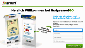 What Firstpresent.de website looked like in 2011 (12 years ago)