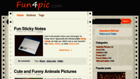 What Fun4pic.com website looked like in 2012 (12 years ago)