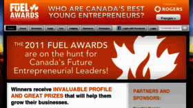 What Fuelawards.ca website looked like in 2012 (12 years ago)