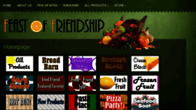 What Feastoffriendship.com website looked like in 2012 (12 years ago)