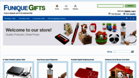 What Funiquegifts.com website looked like in 2012 (12 years ago)