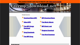 What Freemp3download.net website looked like in 2012 (12 years ago)