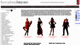 What Fancydressheaven.co.uk website looked like in 2012 (12 years ago)