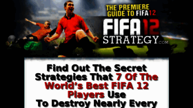 What Fifa12strategy.com website looked like in 2012 (12 years ago)
