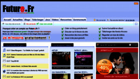 What Future.fr website looked like in 2011 (13 years ago)