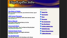 What Flipflapflo.info website looked like in 2012 (12 years ago)