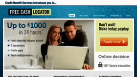 What Freecashlocator.co.uk website looked like in 2012 (12 years ago)