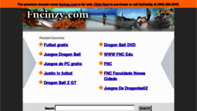 What Fncinzy.com website looked like in 2012 (11 years ago)