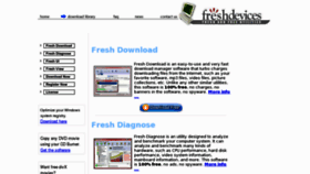 What Freshdownload.com website looked like in 2012 (11 years ago)