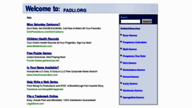 What Fadli.org website looked like in 2012 (11 years ago)