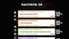What Faucheurdebuzz.com website looked like in 2012 (11 years ago)