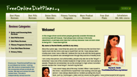What Freeonlinedietplans.org website looked like in 2012 (11 years ago)