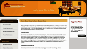 What Futurehomeonline.com website looked like in 2012 (11 years ago)